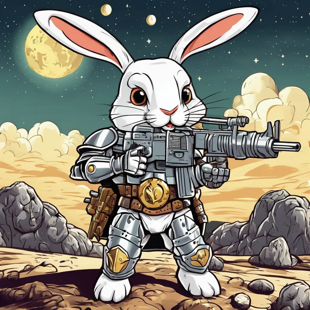 ai nft image of bunny 8