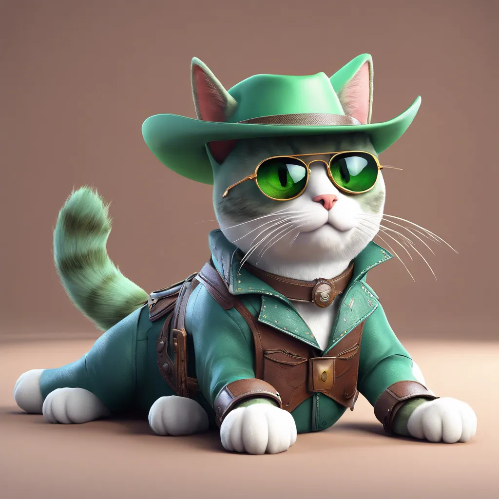 ai nft image of cat 8