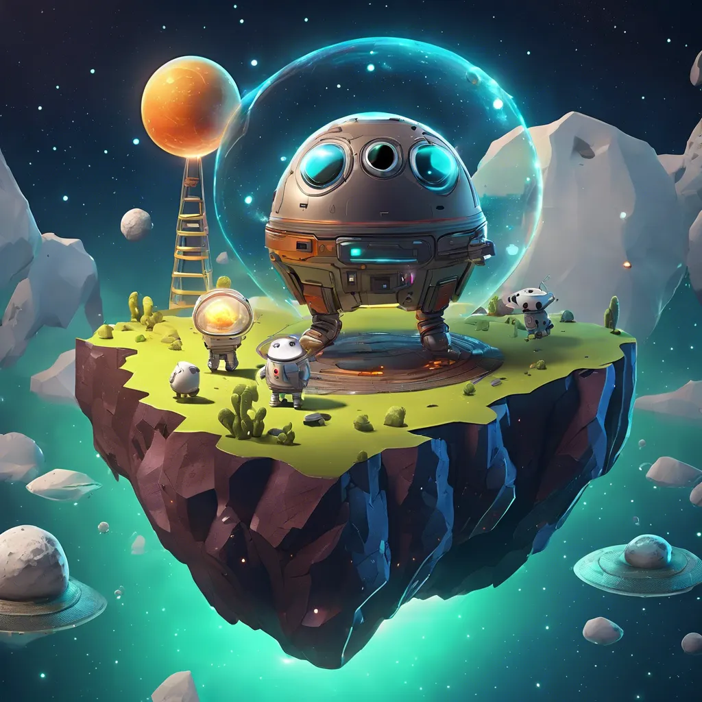 ai nft image of 3d world 6