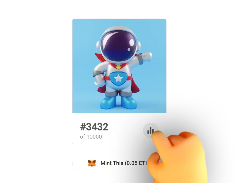 example mint page in autominter