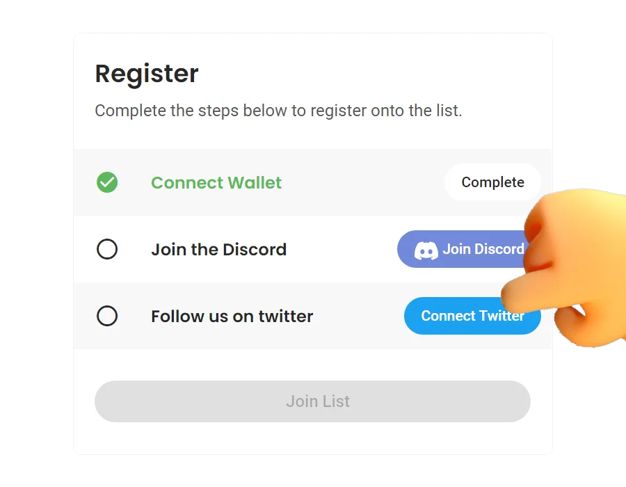 autominter whitelist form